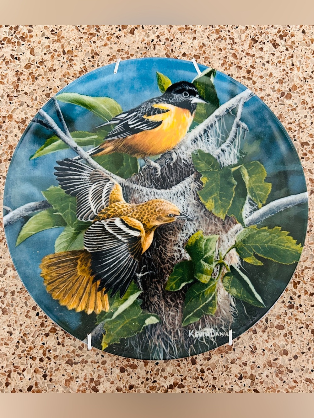 The Baltimore Oriole 1985 Vintage Collectors Plate